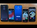 OnePlus 8T + iPhone 5s + OnePlus 6T + iPhone 5c + 7 + 8 Plus Google Meet Duo vs Viber Incoming Call