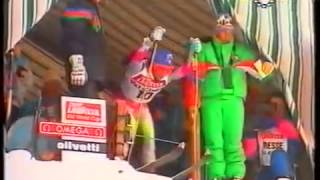 Bib 35: Niklas Henning wins super-G (Val d'Isere 1989)