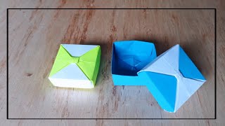 Origami Gift Box | Kotak Kado Lucu Dari Kertas
