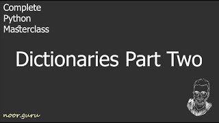 [Python 032] Dictionaries - Part 2 (Modifying & Deleting Data, for) | المعاجم/القواميس في بايثون