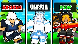 Different Types Of P2W KITS! (Roblox Bedwars)