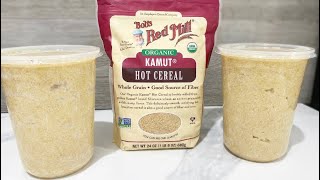 How To Prepare Kamut Hot Cereal | Alkaline Vegan Recipes| Dr Sebi Approve