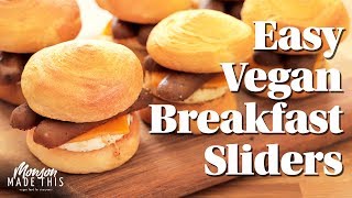 Easy Vegan Breakfast Sliders