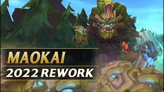 MAOKAI REWORK 2022 Gameplay Spotlight Guide - League of Legends