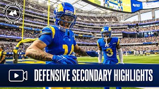 HIGHLIGHTS: Rams Defensive Secondary Top Plays From Their Lockdown 2024 Season