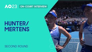 Hunter/Mertens On-Court Interview | Australian Open 2023 Second Round