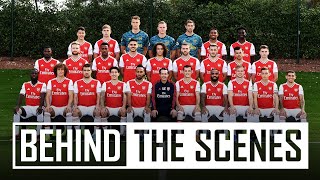 Arsenal Squad Photocall 2019/20 | Behind the scenes