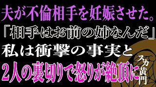 【修羅場】夫が不倫相手を妊娠させた。「相手はお前の姉なんだ」私は衝撃の事実と２人の裏切りで怒りが絶頂に