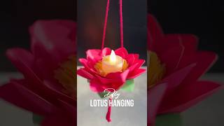 DIY lotus Hanging #diwali #happydiwali #festival  #diwalidecorations #diwalidecor #deepavali #lotus