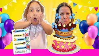 Maria Clara e o Aniversário Surpresa da Mamãe com Lista de Tarefas - MC Divertida