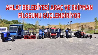 Ahlat Belediyesi araç ve ekipman filosunu güçlendiriyor