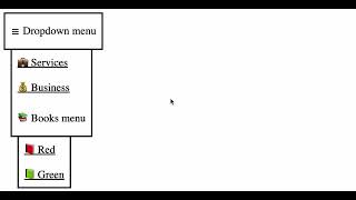 CSS :focus-within dropdown menu example