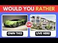 Would You Rather...? Luxury Life Edition 💎💸💰 | Quiz Flute