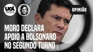 Moro declara apoio a Bolsonaro no 2º turno: 'Contra projeto do PT'; Joel Pinheiro: 'Lamentável'