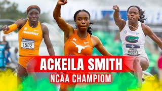 Unforgettable Upset: Ackeila Smith's Remarkable Triumph in Long Jump at the 2023 NCAA Championships