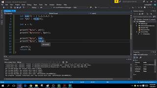 C Programming! (21) Array Names and Pointer