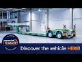 MAX Trailer - MAX510 extendable lowbed trailer with 2 steered axles