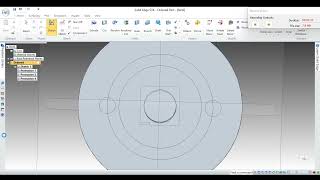 Propeller Mount Plate / Base Plate --Computer Aided Design ( Solid Edge Software)