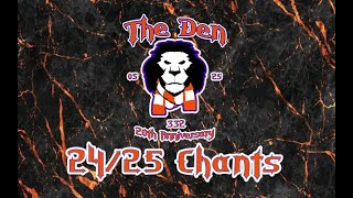 THE DEN | 24/25 Chants/Lyrics