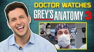 Real Doctor Reacts to GREY'S ANATOMY #3 | Medical Drama Review