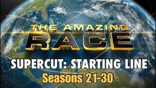 SUPER CUT: The Amazing Race STARTING LINE (Seasons 21 - 30)