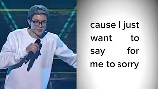 The Sorry Guy Meme Full Version Lyrics