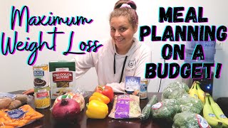 Maximum Weight Loss on a Budget - Meal Planning + Grocery Haul