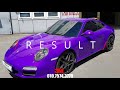 porsche 911 carrera 미친 색감의 퍼플래핑 x 3m