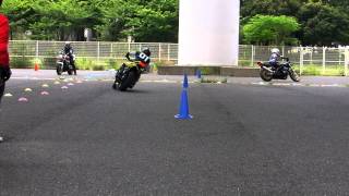 第２１１回　へなちょこライダー走行会０４　りゅうさん　８の字練習