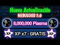 🔥Nebulous🍘 | Actualización 7.0 | 😱  ACELERADOR XP x7, skin nivel 5,000, skin de 8M plasma y más!! 😱