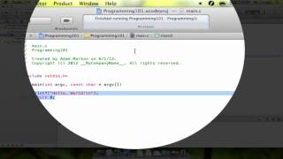 Programming 101-2 -- Understanding "Hello, World"