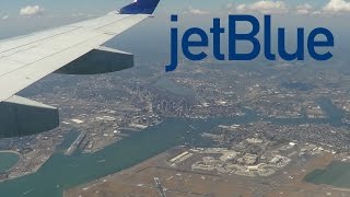 JetBlue E-190 Bumpy Decent \u0026 Landing In Boston