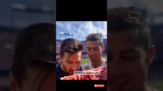 Ronado and Messi are best friends🫂 having fun together 🪩#viral#ai #ronaldo#messi