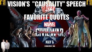 Movie Review - Captain America: Civil War - Vision's 'Speech + Favorite MCU Quotes [HQ]