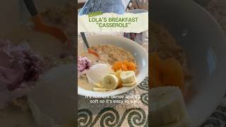 Our elderly parent eats this EVERY MORNING for breakfast (soft food diet breakfast) #elderlycare