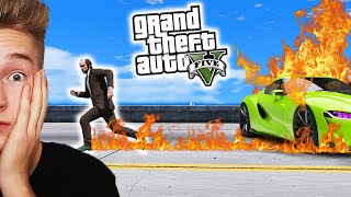 GTA V, ALE...WSZYSTKO CO DOTKNĘ ZACZYNA się PALIĆ! #13 🔥🧯