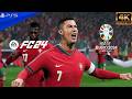 EPIC Semifinal Portugal vs Hungary | #ronaldo scores 😱| #euro2024 #fc24 #eafc24 | 4K 60FPS