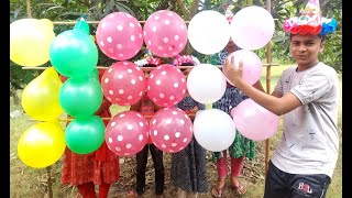 outdoor fun with Flower Balloon and learn colours for kids by l kids episode - 4.