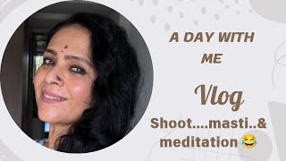 A day with me ...|aishwarya narkar |day | shoot |masti | vlog |