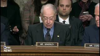 WATCH: Sen. Chuck Grassley questions RFK Jr. in confirmation hearing