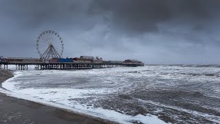 Blackpool🗼gets a 💨 Battering 🌊