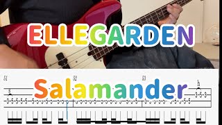 ELLEGARDEN/Salamander【ベース タブ譜】