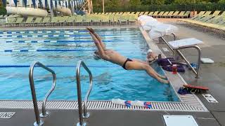 Backstroke Start Toes Over Gutter