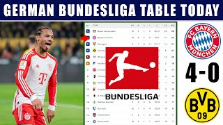 Bayern Munich 4-0 Dortmund: 2023 German Bundesliga Table & Standings Update | Bundesliga Table 2023