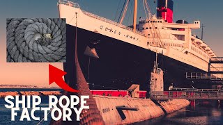AMAZING! This is the process of making ship ropes to lean on the port