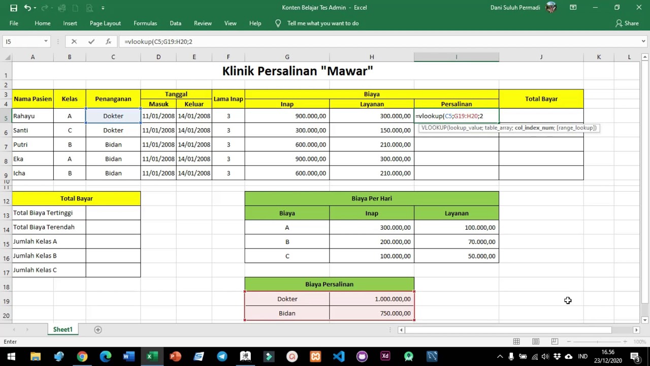 Contoh Soal Excel Admin: Menjadi Ahli Dalam Penggunaan Excel | Nalar Berita