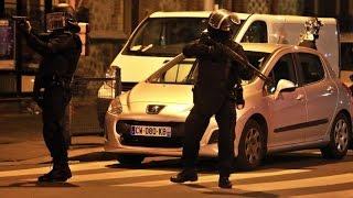 Residente graba el fuerte operativo en el norte de Paris