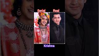 WHAT'S REAL vs REEL in Radhakrishnan Serial Cast? #shorts #radhakrishna #love #serial #reels #song