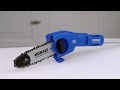 kobalt 24v 8in pole saw how to replace bar and chain