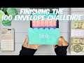 FINISHING THE 100 ENVELOPE SAVINGS CHALLENGE | CASH STUFFING | MONEY COUNT | SMALL BUSINESS